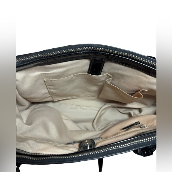 Coach Peyton OP Art Double Zip Satchel - Picture 8 of 11